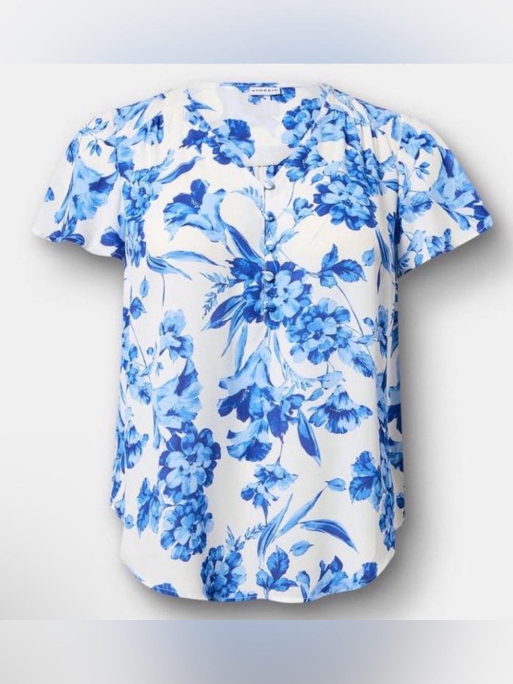 Harper Pullover Flutter Sleeve Blouse
